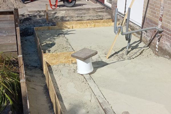 Aanbouw fundering Grootebroek Aanbouw fundering Grootebroek