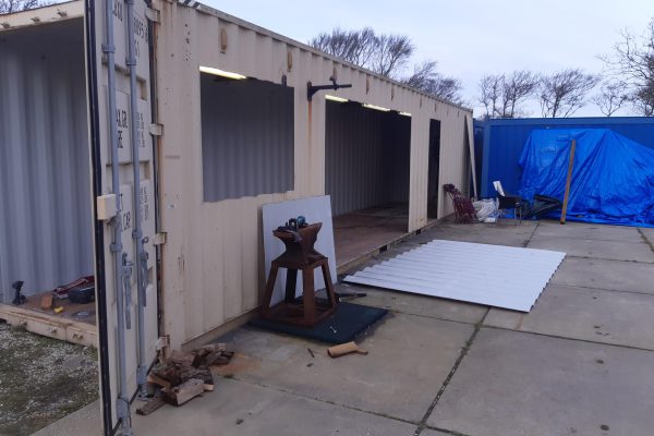 Zeecontainer Tinyhouse ombouw